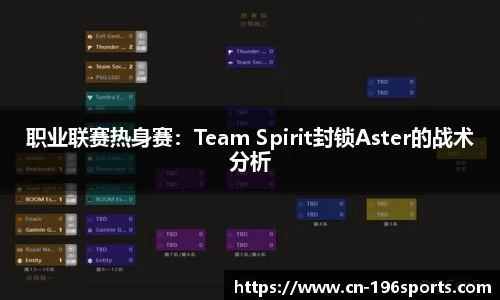 职业联赛热身赛：Team Spirit封锁Aster的战术分析
